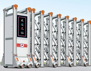 铝合金伸缩门的轻便与高强度特点